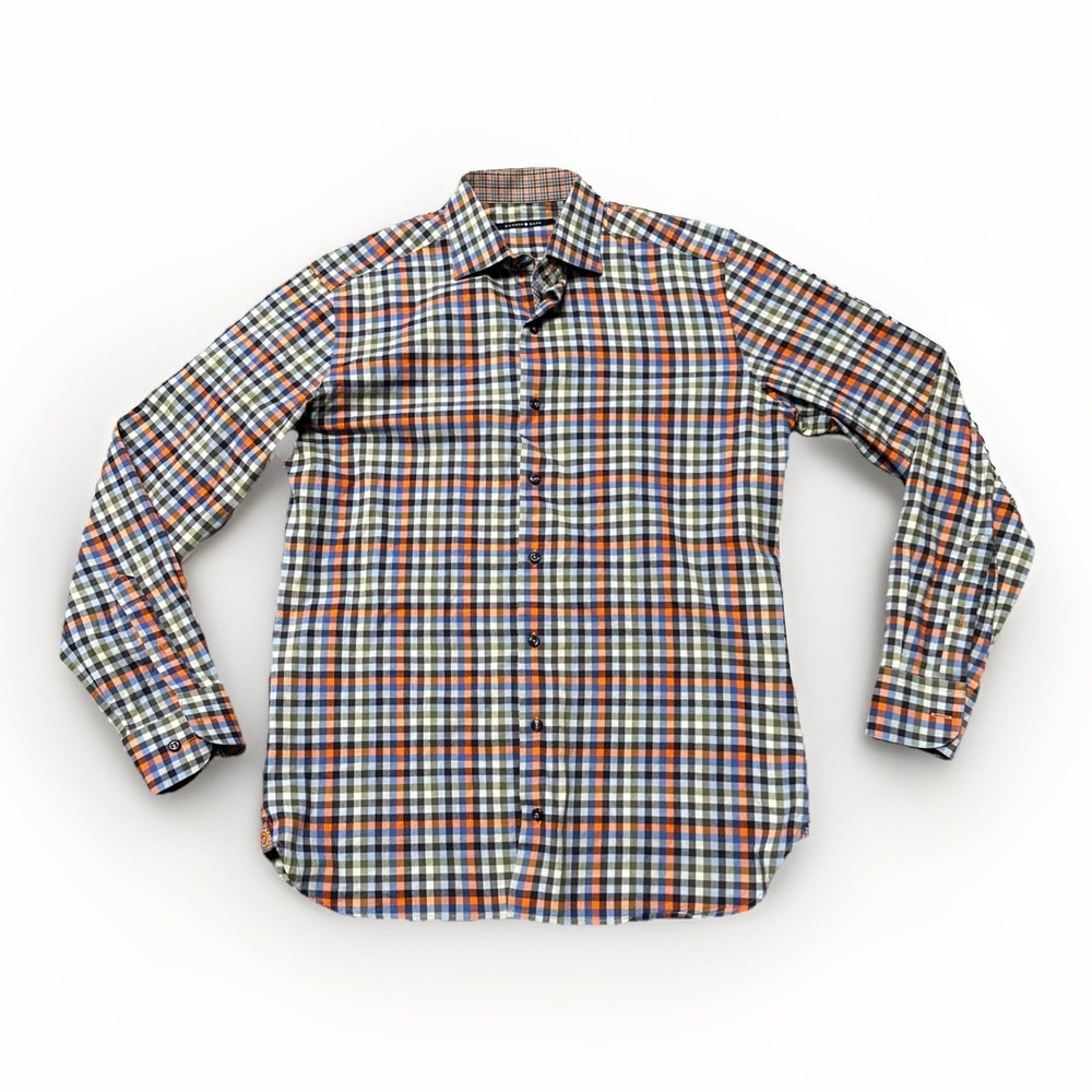 Hammer Made Flannel Shirt Men's Large Blue‎ Red Plaid 39/155